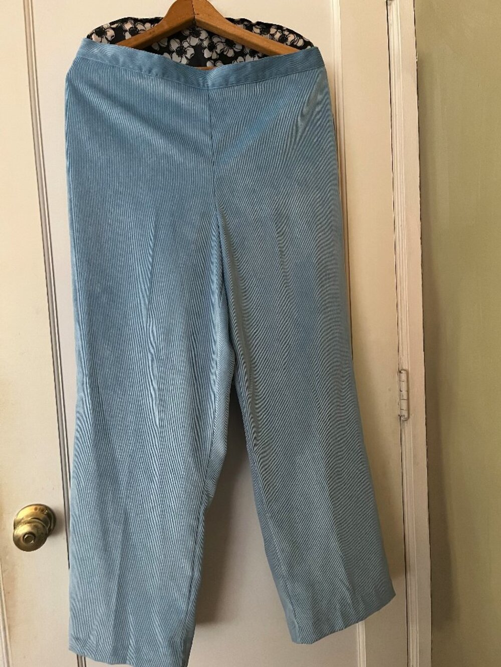 Alfred Dunner Blue Corduroy Slacks